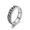 Silver, variant on Stainless Steel Curb Chain Finger Ring For Women Men Gold 8Mm R17