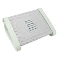 thumbnail image 3 of Reposapiés ergonómico ajustable en altura de 6 pies con textura de masaje y rodillo para oficina, color verde, 3 of 14