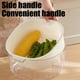 thumbnail image 4 of Cesta de drenaje de doble capa | Juego de 3 piezas para lavar y almacenar frutas y verduras | Plástico apto para uso alimentario | Organizador apilable para cocina y sala de estar, 4 of 6