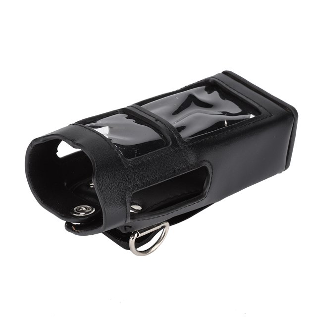 Bolsa protectora para walkie talkie, bolsa protectora de cuero para walkie talkie, funda para walkie talkie elegante y moderna