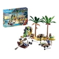 thumbnail image 1 of Set de Juego Playmobil Pirata Isla del Tesoro Pirata con esqueleto 104 Piezas, 1 of 4
