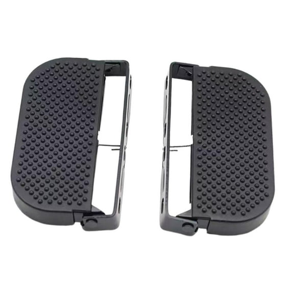 QccHieUs E Bike Front Pedals, Anti Slip Foot Pegs, Wide Flat for Electric Bicycle, E Bike