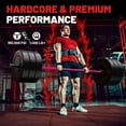 thumbnail image 2 of ROALW Olympic Barbell, 2-inch Weight Bar for Strength Training. 7ft Olympic Bar, 1000lb Plus Capacity, Chrome/Zinc Plating, knurled Grip for Bench Press Deadlift Squat, Pink, 2 of 8