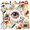 1A, variant on Cartoon Daily Items Theme Stickers, Waterproof Daily Items Theme Sticker for Water Bottle Laptop Phone Cases Planner Skateboard Luggage Helmet Party Favor Decor, Ideal for Adults Teens Teacher Rewards