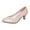 Beige, variant on Women's Pumps Patent Leather Kitten Heel Pointed Toe Slip on Fashion Business Office Dress Shoes