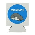 thumbnail image 2 of Mondays Cat Sleepy Tired Sleeping Work Can Cooler - Drink Sleeve Hugger Collapsible Insulator - Beverage Insulated Holder, 2 of 3
