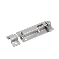 REGALWOVEN Wooden Door Stainless Steel Padlock Latch Sliding Lock  Bolt 3-inch Long