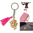 thumbnail image 4 of Inkdotpot Wooden Key Holder Vacation Engraved Key Chain Housewarming Gift, 4 of 5