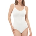 thumbnail image 4 of Shapewear, Bodysuit for Women, Tummy Control Bodysuit with Adjustable Straps, Seamless Snatched Body Shaper Thong Backless Cami Fitted Top Summer Clothes for Gym, 4 of 6