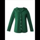 thumbnail image 2 of Sudadera Holgada de Larga para Mujer, Informal, con Botones y Capucha, con Bolsillo. Verde S, 2 of 6