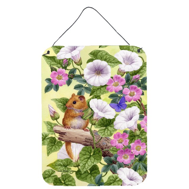 Impresiones para colgar en la pared o en la puerta Caroline's Treasures Dormouse ASA2137DS1216 16HX12W multicolor