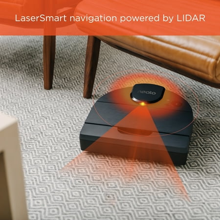 Neato Robotics - D8 Ingelligent Robot Vacuum Cleaner, LasterSmart Nav - Indigo