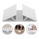 thumbnail image 3 of 4pcs Pet Gate Support Feet Freestanding Dog Gates Stabilizer Feet Plastic Triangle Reinforcement Fittings White, 3 of 4