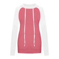 thumbnail image 4 of Womens Hoodies Pullover, Yigetop Hoodies for Women Lightweight Long Sleeve Sweatshirt Loose Fit Tops with Pockets 2025 Women Hoodie Pink 2XL, 4 of 9