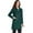 Green, variant on Camii Mia Women's Winter Coat Elegant Notched Lapel Double Breasted Trench Coat Mid Long Outwear