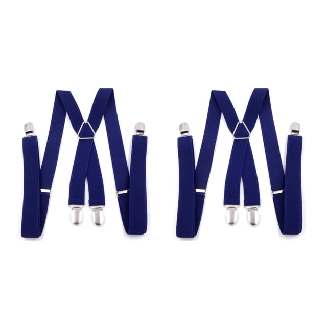 Correa para pantalones Sonducket con tirantes en forma de X 4 pinzas ajustables Clip para cinturón