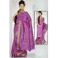 thumbnail image 2 of 4 Piece Lavender Art Silk Sari, Saree, Wrap, custom blouse & petticoat, Bindi, 2 of 6