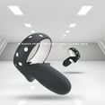 thumbnail image 3 of VR Glass Cover Silicone Replaceable VR Handle Cover Full Handle Full Cover VR Protector Replacement for Oculus Quest 2, Black, 3 of 9
