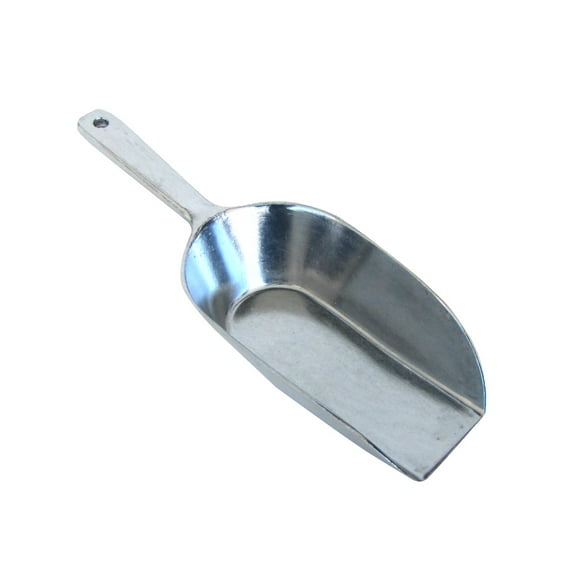 Stainless Steel Ice Scoop Metal Pet Dog Cat Food Scooper Kitchen Home Bar Pub Tool