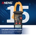 thumbnail image 2 of ANENG ANENG ST184 True RMS Clamp Meter - Measures AC/DC Voltage, Current, Resistance, Capacitance, NCV, Continuity, Diode, Frequency, Temperature (Yellow, No Battery Included), 2 of 6