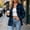 Dark Blue, variant on Jackets for Women Classic Plaid Button Up Shacket Turndown Collar Long Sleeve Jacket with Side Pockets Fashion Casual Loose Lightweight Versatile Layering Outerwear for Fall Daily Wear