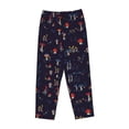 thumbnail image 4 of Xecao Mushrooms3 Women's Straight Lounge Pajama Pants: The Epitome of Relaxed Sleepwear, 4 of 9