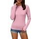 thumbnail image 5 of Craaazy Women's Solid Color Relaxed Fit Athletic Long Sleeve Shirt, Lightweight Sun Protective Top, Slim Fit with Thumb Holes for Workout Gifts, 5 of 7