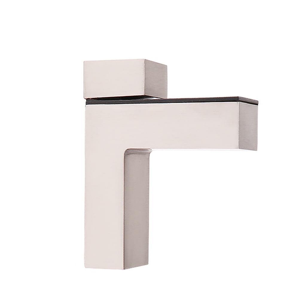 Glass Shelf Brackets Wall Mount Metal Adjustable L Shape Partition