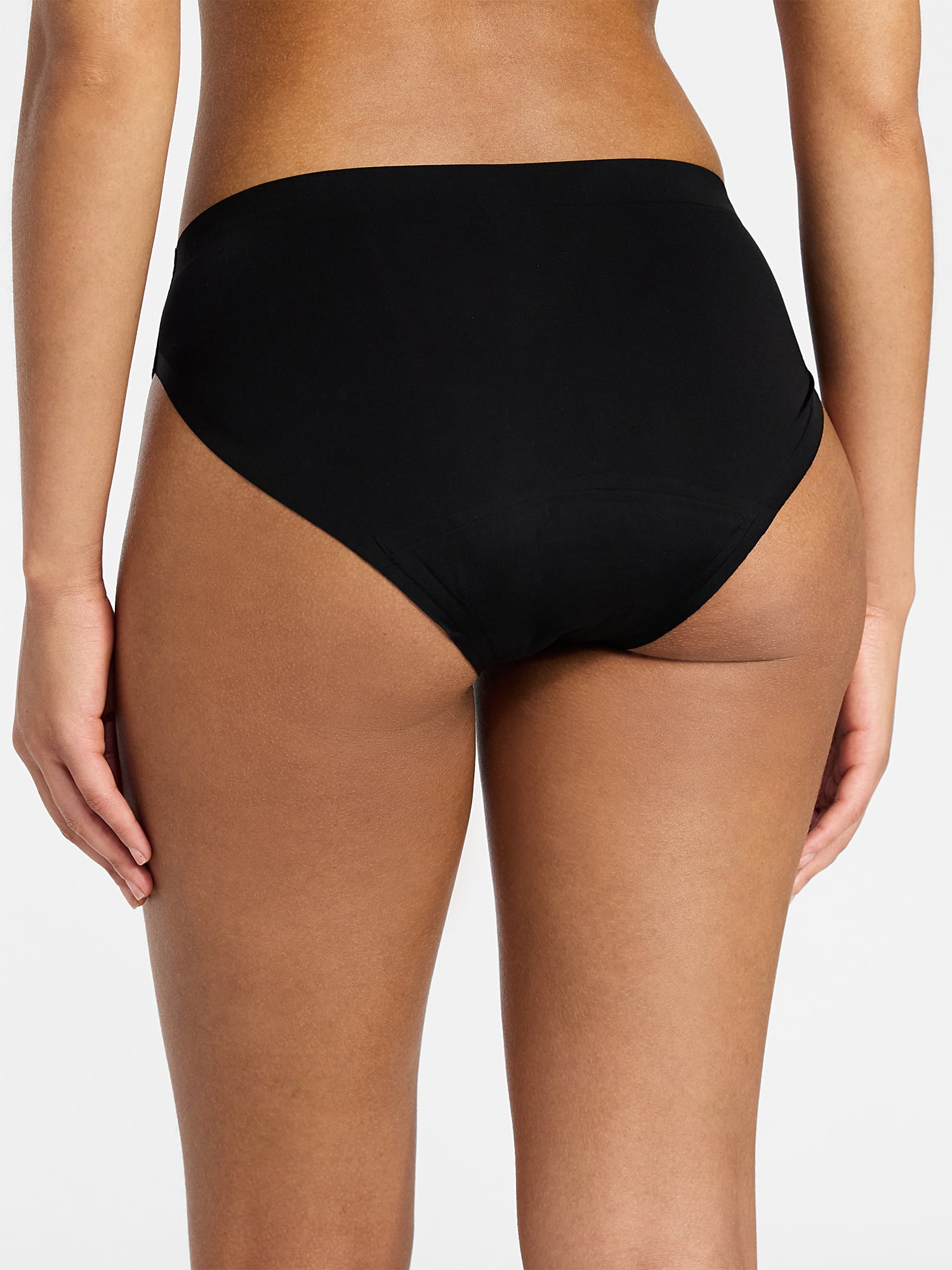 No Boundaries Bikini Super Absorbency Period Underwear, 2-Pack, Women’s Sizes XS-XXL