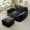 Dark Gray, variant on Puremind Bean Bag Chair for Kids and Adults, Oversized Bean Bag Couch with Ottoman, Faux Fur Lazy Sofa Chair for Living Room/Apartment/Bedroom, Light Gray