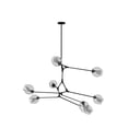 thumbnail image 3 of JA14028BK Artcraft Lighting Organic - 8 Light Chandelier-Black Finish, 3 of 13