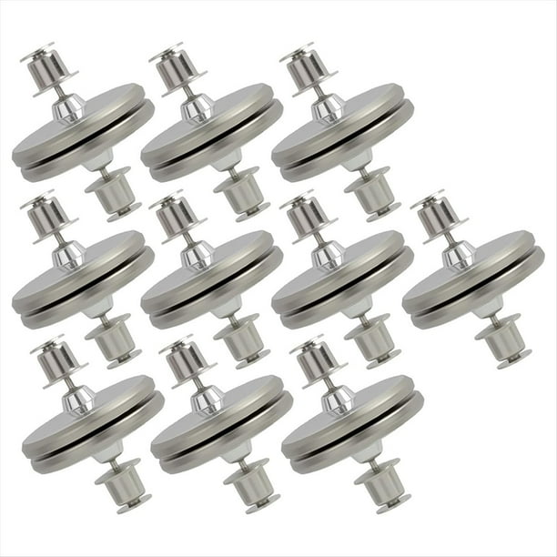 20 pares de clips magnéticos resistentes para cortinas. Autoadhesivos, sin taladro, universales para tipo de cortinas.