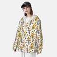 thumbnail image 3 of Balery Harvest Scarecrow Pattern Sudadera ligera de manga larga con capucha y protección solar UPF 50+ para hombre y mujer, ideal para pesca y running-Small, 3 of 7
