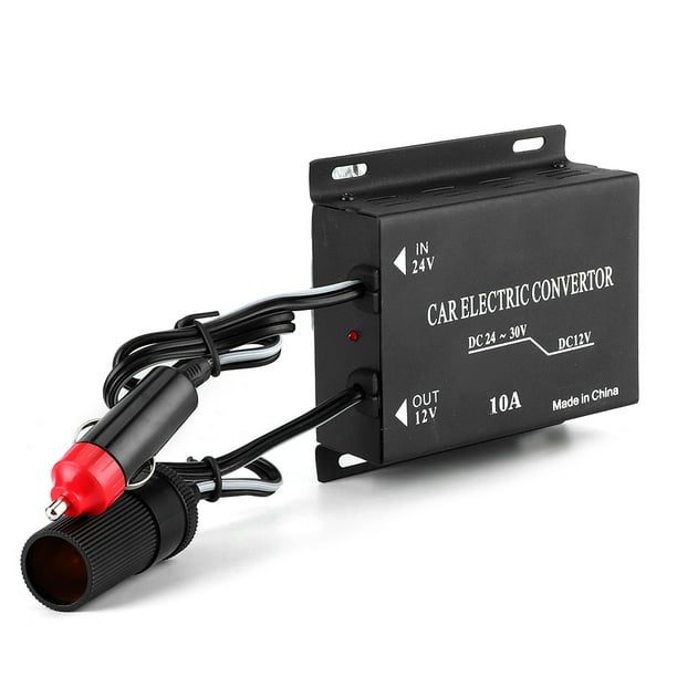 Convertidor de potencia para automóvil BuyWeek reductor de voltaje 10 A 24 V a 12 V