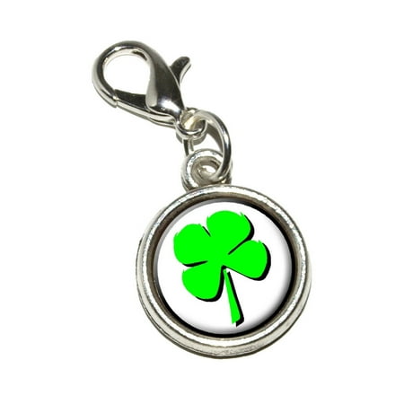 Clovers Magnetic Bracelet - Four Leaf Clover - Irish Bracelet Charm