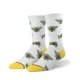thumbnail image 2 of Cool Socks Novelty Crew Socks Women's Bumblebees, Bees, Graphic Print, Large, 2 of 4