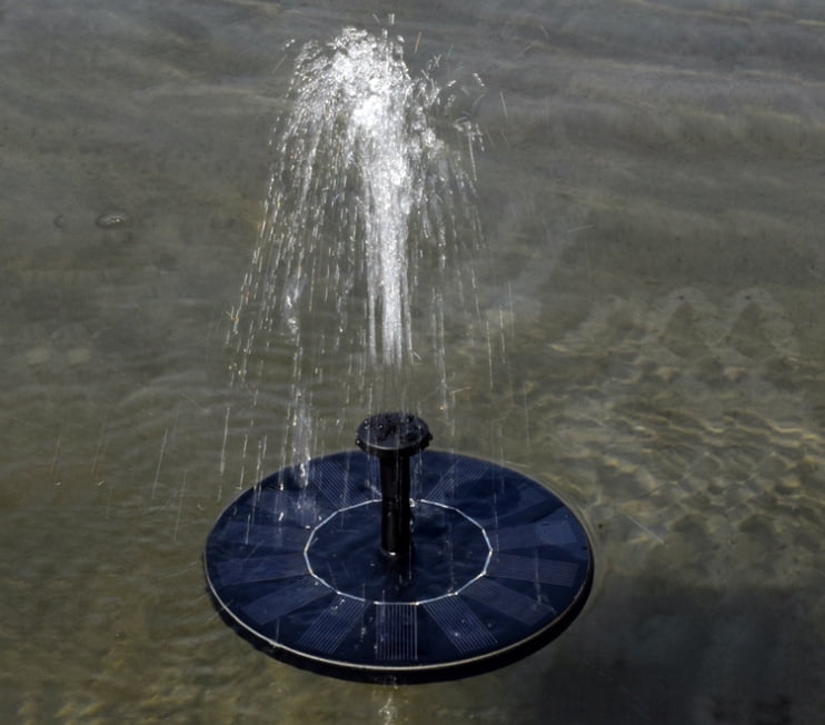SUBMERSIBLE WATER PUMP POND FEATURE WATERFALL PUMP Solar Power Floating Pump 