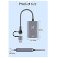 thumbnail image 3 of 2 in 1 Express Type B Card Reader Express Card Reader Type B Adapter USB 3.2 10Gbps Portable Express Reader, 3 of 5