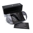 thumbnail image 4 of Extra Oversized Goggle Style Tear Drop Racer Plastic Sunglasses All Black, 4 of 5