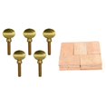 thumbnail image 1 of 55 Pcs Instrument Parts: 50 Pcs Saxophone Neck Cork Sheet 2Mm Natural Neck Cork Sheet Natural Kit & 5 Pcs Gold Copper Clarinet Saxophone Sax Neck Tightening Screws, 1 of 8