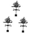 thumbnail image 4 of unbranded 3 Sets Metal Wind Vane Iron Wind Directions Indicator Roof Vane Garden Outdoor Yard Decoration, 4 of 8