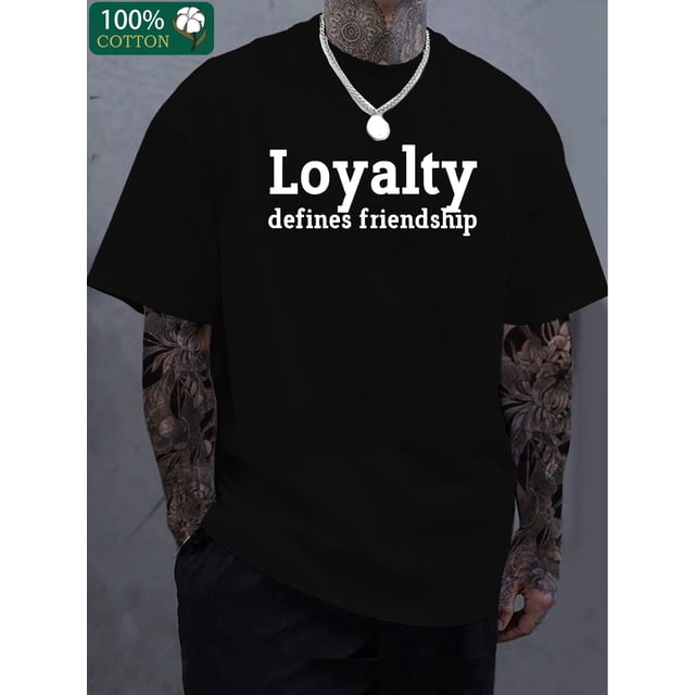 monogram print, boutique thickened T-shirt, men's fashion casual T-shirt, short-sleeved crewneck T-shirt