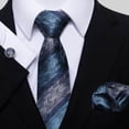 thumbnail image 1 of Cravate de Soirée pour Hommes Mode Foulard Carrée Boutons de Manchette Combinaison, 1 of 6