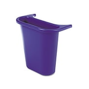 Rubbermaid Commercial Wastebasket Recycling Side Bin, Attaches Inside or Outside, 4.75 qt, Blue -RCP295073BE