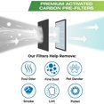 thumbnail image 4 of 8PCS Premium Carbon Activated Pre Filters Air Purifier Accessories for HPA100 Air Purifier, 4 of 6