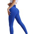 thumbnail image 2 of YUNAFFT Women High Waist Yoga Pants Sport Trousers Womens Stretch Yoga Leggings Fitness Running Gym Sports Full Length Active Pants, 2 of 5