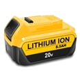 thumbnail image 2 of 2Pack 20V 8.5Ah High Capacity Battery for Dewalt 20V Max XR Battery DCB208 DCB207 DCB206 20 Volts Lithium Ion Battery 20V Max XR Battery, 2 of 6