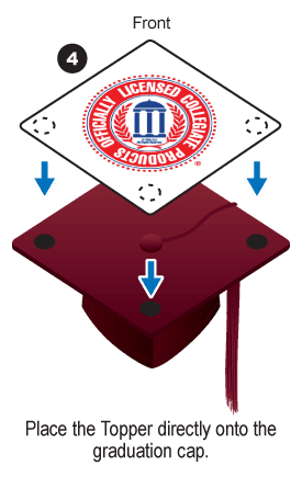 Level Up Grad Cap Tassel Topper Walmart Com Walmart Com