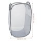 thumbnail image 2 of unbranded 2Ud Cesta De Ropa Y Almacenamiento Claro De Malla Con Plegable Y Asas Para Llevar, 2 of 6