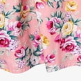 thumbnail image 7 of BOBOGOJP Girls Midi Dress Long Sleeve Dresses Ruffled Sleeve Dresses for Fall Winter 3-14Y Pink for Size 4-5 Years, 7 of 7